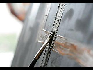 Die ungarische Schönheit Monica sweet ist auch der Maler