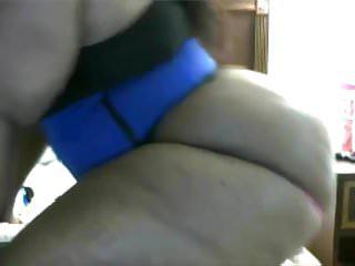 Schwarze bbw Titten vor der Webcam