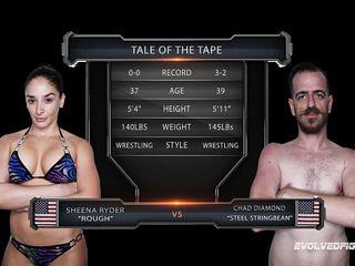 Nach Wrestling wird Sheena Ryder anal entjungfert